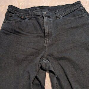 LL Bean Men's Bean Flex Jeans: Charcoal black color, size 36/32, good condition